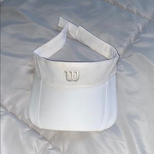 Wilson white visor